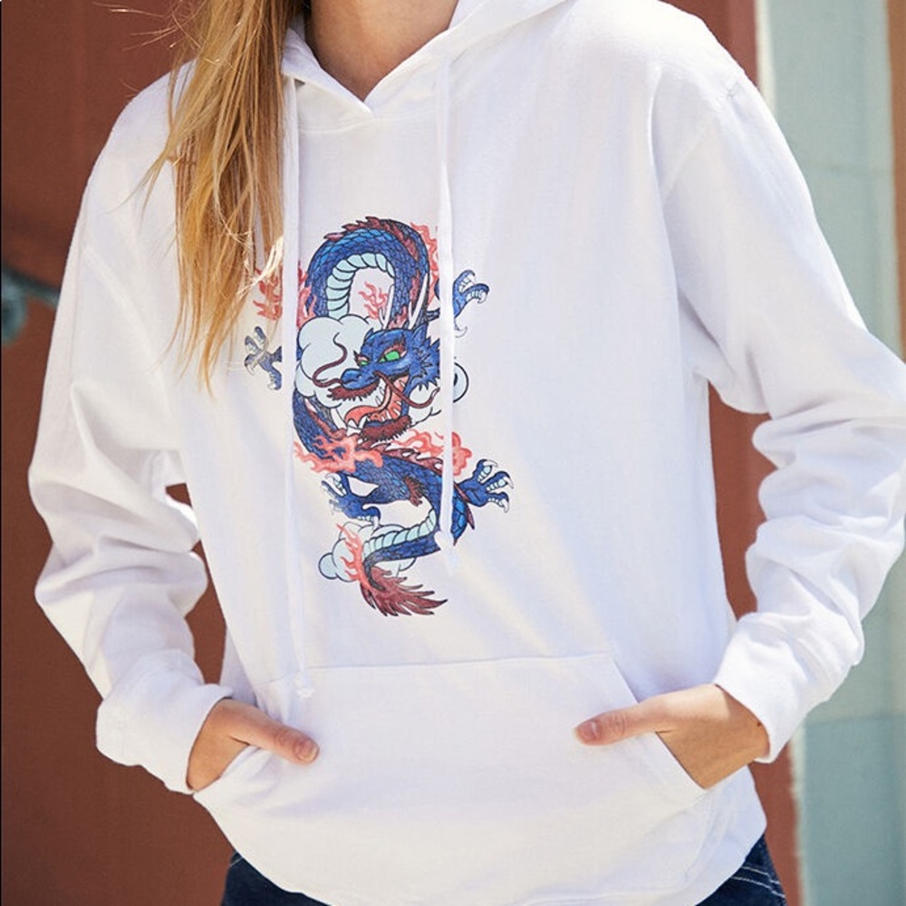 SOLD brandy melville Christy dragon hoodie